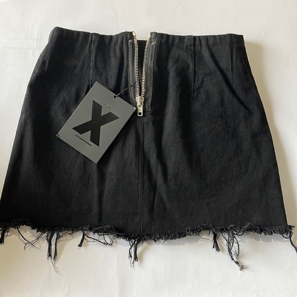 Alexander Wang Black Denim Mini